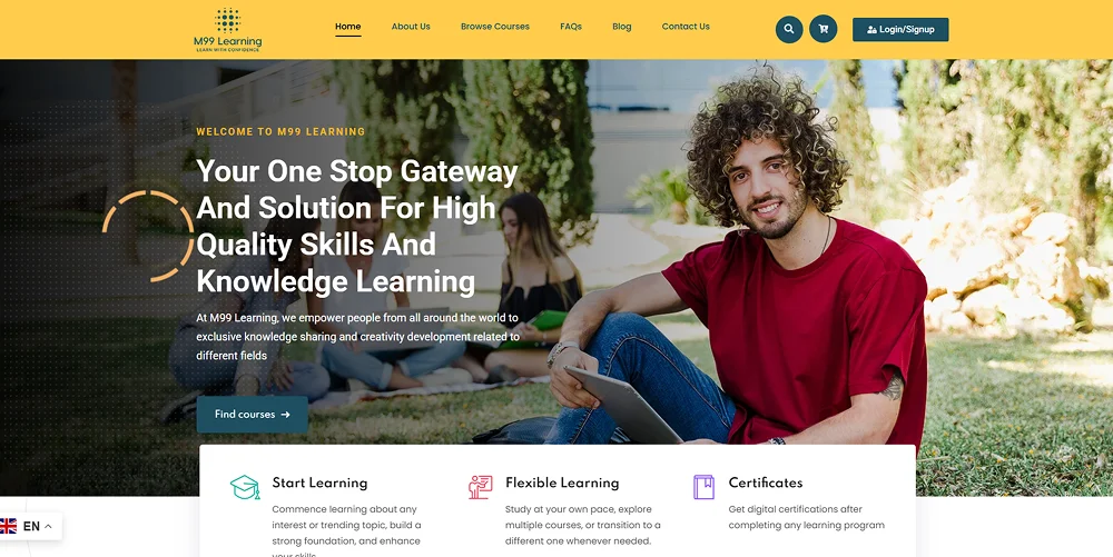 M99Learning Webpage