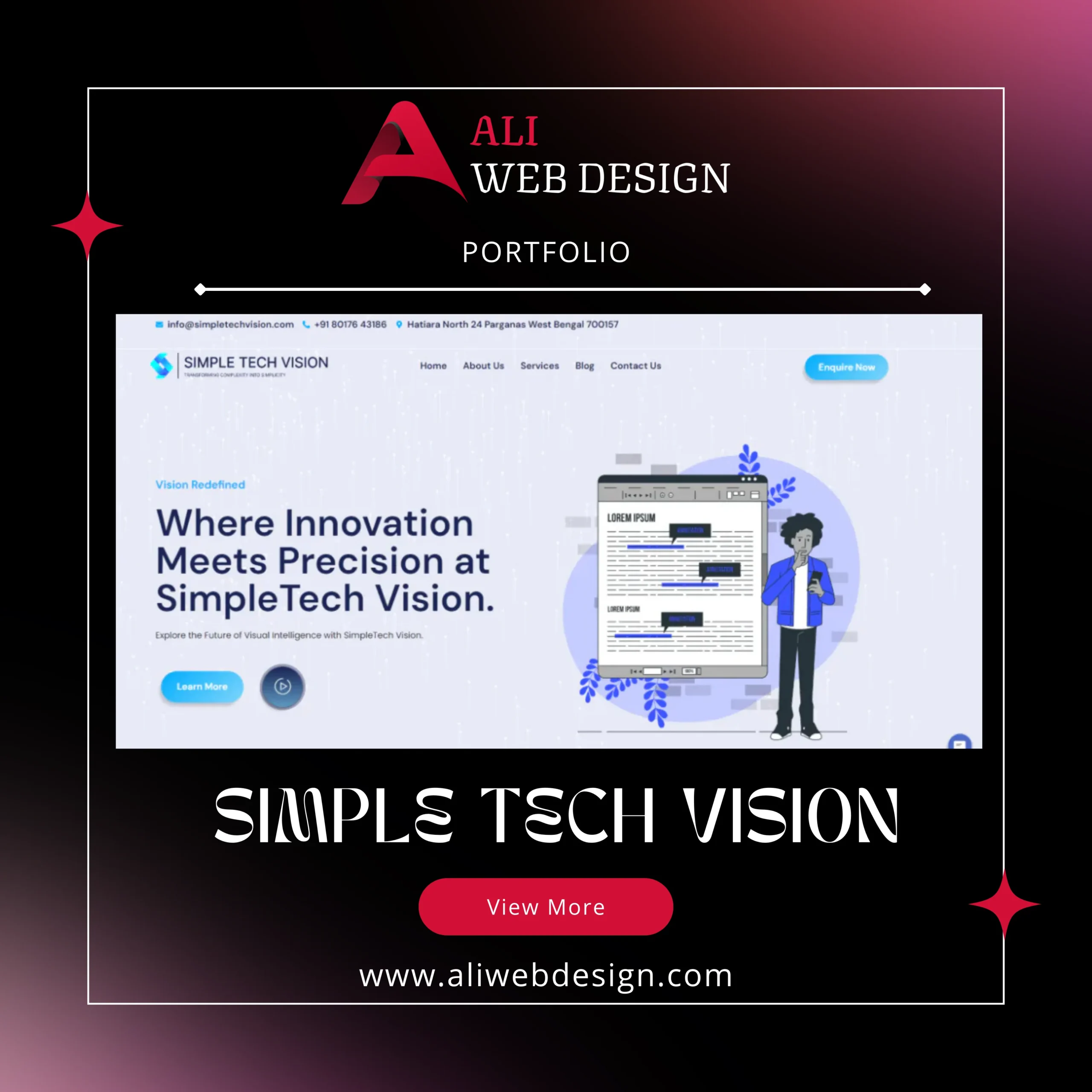 Simple Tech Vision - Ali Web Design
