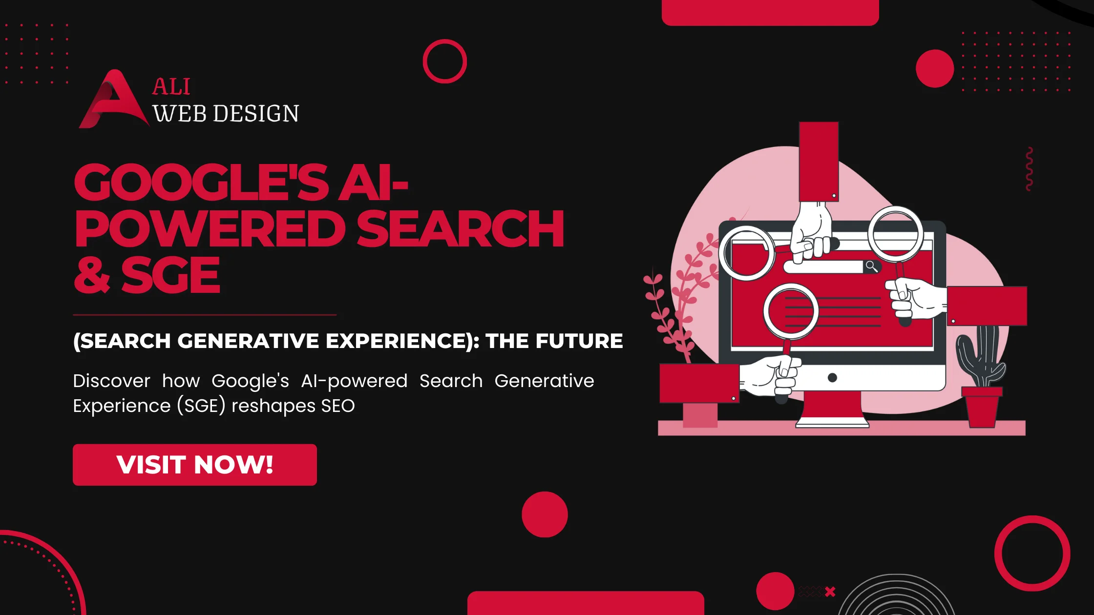 Google Search Generative Experience interface showing AI-powered search results