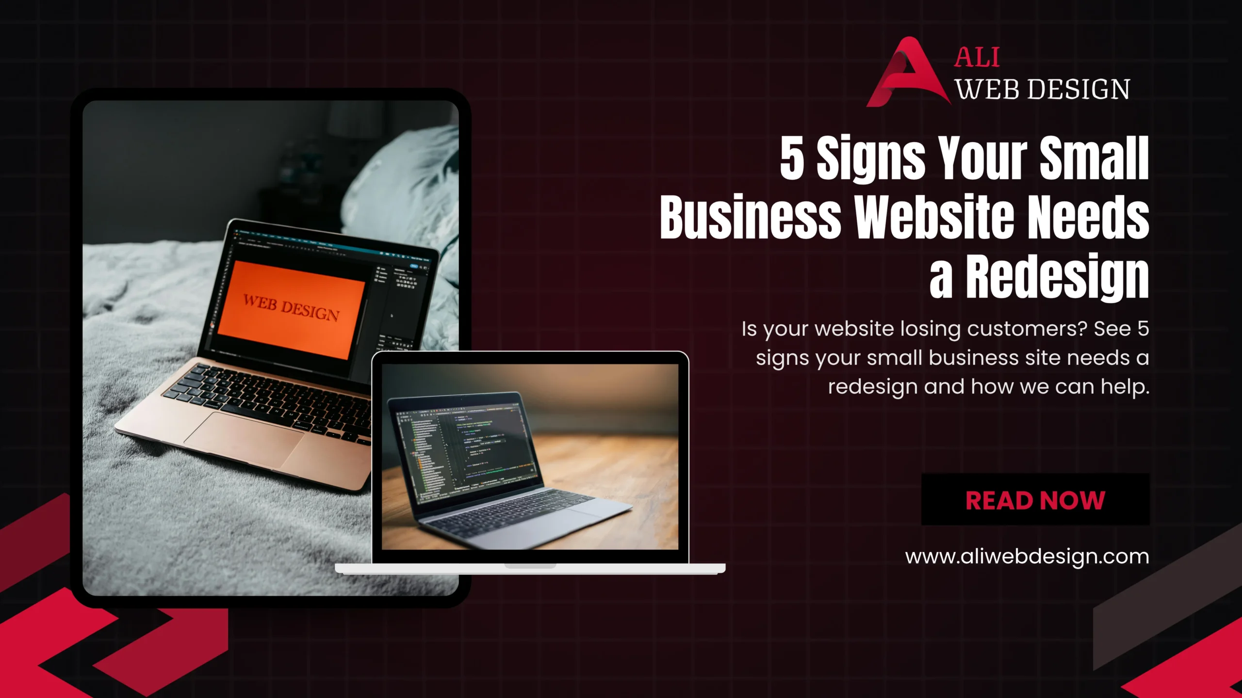 small business website redesign